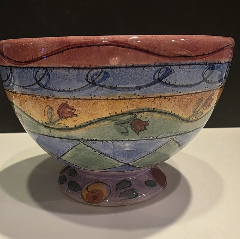 Sango Sweet Shoppe Designs by Sue Zipkin Individual Footed Ice Cream Dish 3.75"